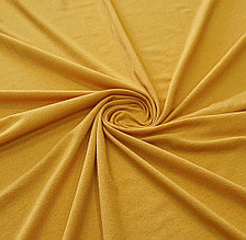 Трикотаж с вискозой (горчичный цвет)