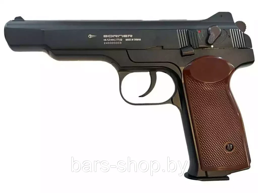 ΠΠ½Π΅Π²ΠΌΠ°ΡΠΈΡΠ΅ΡΠΊΠΈΠΉ ΠΏΠΈΡΡΠΎΠ»Π΅Ρ Borner APS Blowback 4,5 ΠΌΠΌ (Black)