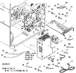 Низковольтная плата питания 105K39101 | 105K38983 для Xerox AltaLink B8045/ B8055/ B8065/ B8075/ B8090