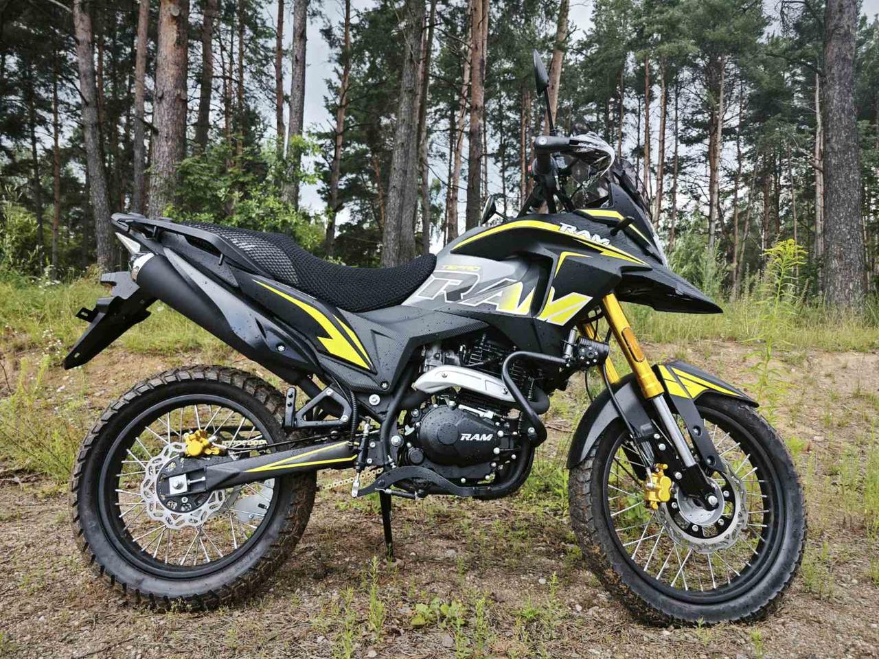 Мотоцикл RAM TE PR PRO (цвет: желто-черный)