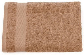 Полотенце махровое, 70х130, гладкокрашеное БАРКАС ТЕКС, модель горох, цвет бежевый /УЗБЕКИСТАН/