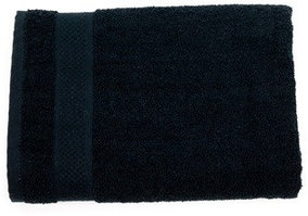 Полотенце махровое, 70х130, гладкокрашеное БАРКАС ТЕКС, модель горох, цвет черный /УЗБЕКИСТАН/