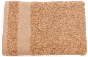 Полотенце махровое, 70х130, гладкокрашеное БАРКАС ТЕКС, модель перфект, цвет бежевый /УЗБЕКИСТАН/