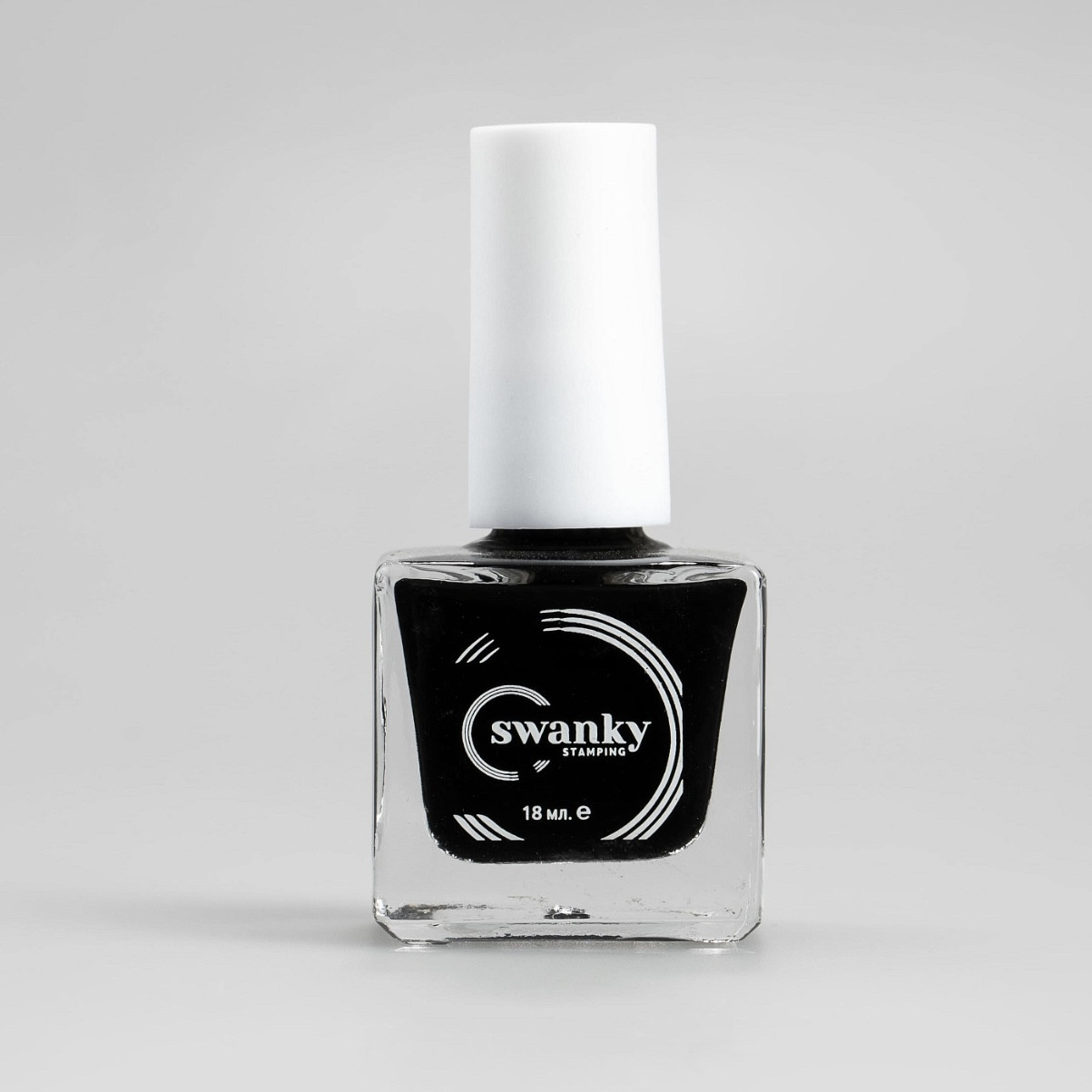 Swanky Stamping, Лак для стемпинга 001 - Черный (10 мл)