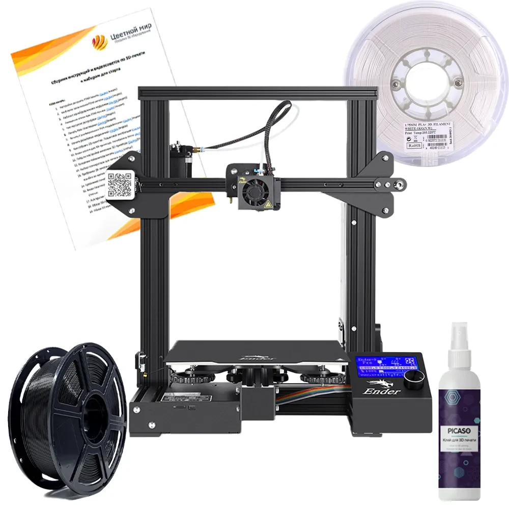 Набор для старта 3D-печати с 3D-принтером Creality Ender 3