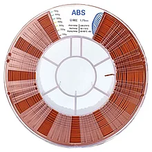 Катушка пластика REC ABS 1.75мм 0,75 кг, коричневая