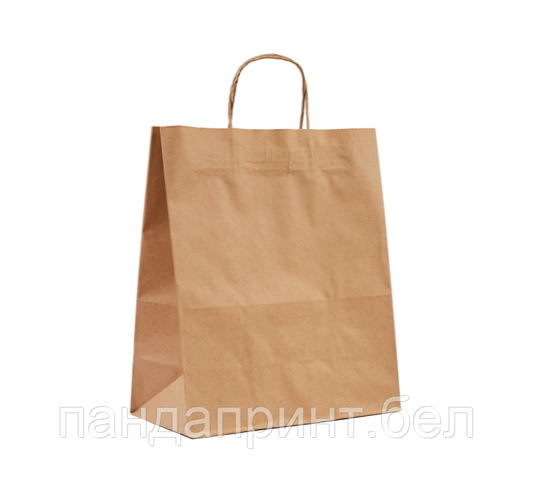 Крафт-пакет с кр. ручкой 220х120х250, крафт, 1000 шт (отгрузка с Платонова, 34)