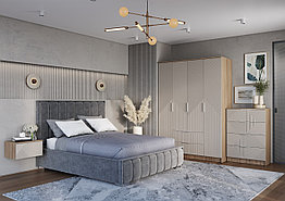 Спальня Эмилия - Комплект 1 - Дуб Смоки/Айриш MF03 (BTS)