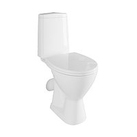 Компакт JUST 031 3/6л. (косой. вып., п/пропил..сид. Soft Close., ниж.под.) белый, 1с