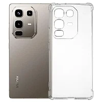 Чехол-накладка для Infinix Note 50 4G (силикон) прозрачный с защитой камеры