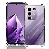 Чехол-накладка для Infinix Note 50 Pro 4G (силикон) прозрачный с защитой камеры