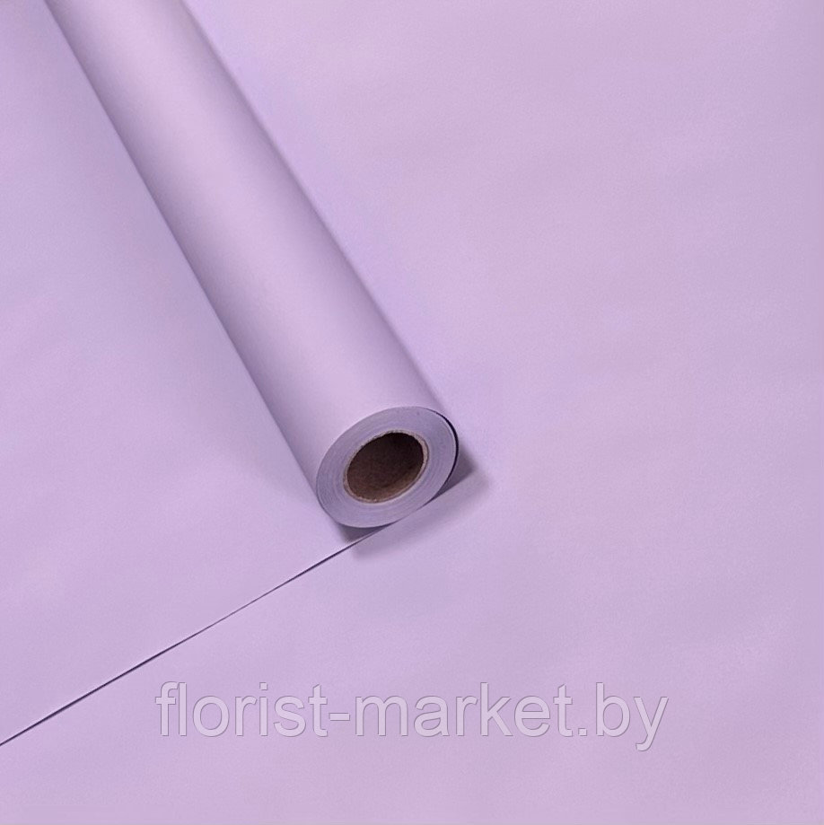 Пленка "ЛУЧШАЯ", 50 мкм, матовая, 50 см*30 м, сиреневый