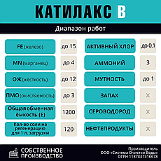 Система умягчения и обезжелезивания воды VAqua1354Q1 Катилакс B Производительность 3,0 м3/ч, фото 3
