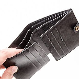 122-07-01-22 Кошелек сув. (нат. кожа). черный