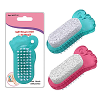 Щеточка для ног с пемзой