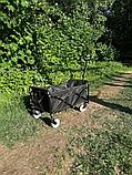 Тележка на колесах садовая складная, для кемпинга, рыбалки, фото 8