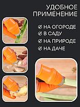 Садовый нож на палец, садовый напальчник для дачи, сада и огорода, фото 3