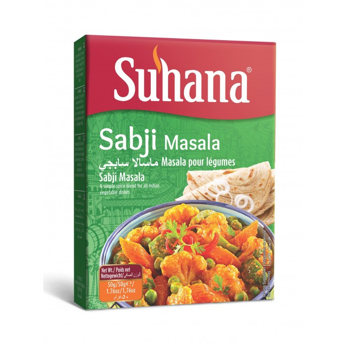 Смесь Специй для Овощей Sabji Masala 50г Suhana