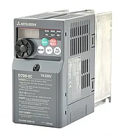 FR-D740-012SC-EC Преобразователь частоты, 0.4 кВт, 1.2А, 3-ф, 380В