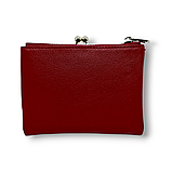 Женский кошелёк «Поцелуй»: вместительный и стильный (тёмно-красный), фото 2