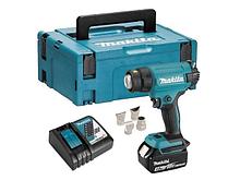 Аккум. термовоздуходувка Makita LXT 18В в кейсе (18В, 550 град, 2 скорости,6 режимов, кейс MakPac ,насадки