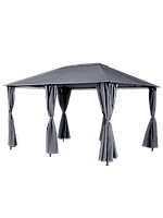 Шатер (газебо) Springhouse Sevilla 3x4m с боковыми стенками, графит