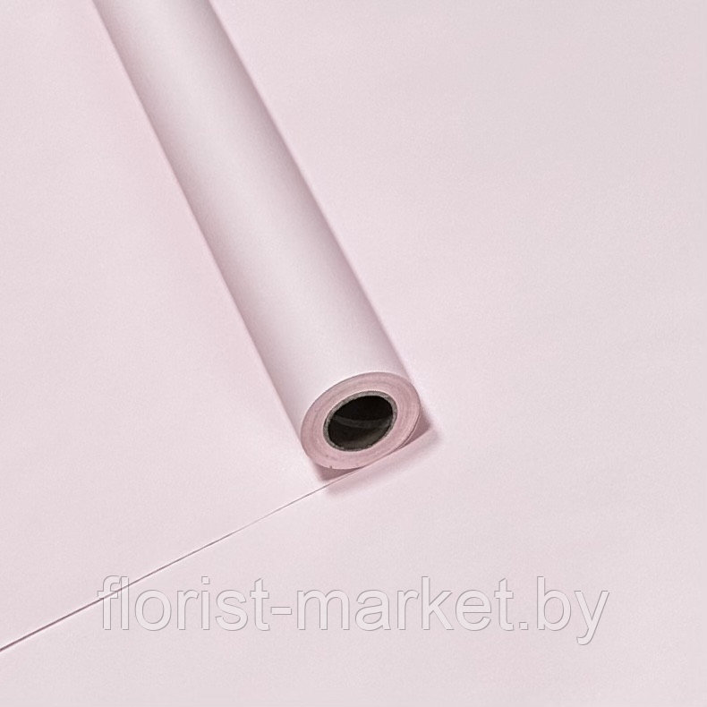 Пленка "ЛУЧШАЯ", 50 мкм, матовая, 50 см*30 м, светло-розовый