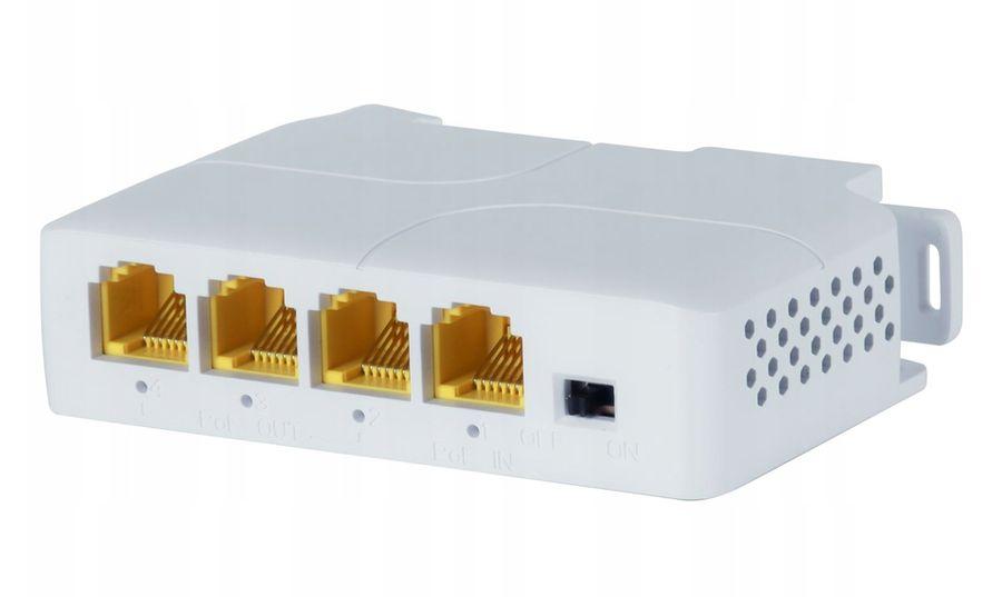 Разветвитель RJ45 (повторитель, удлинитель, ретранслятор, расширитель) POE портов 1х3 до 1000 Мбит/с, для, фото 1
