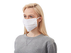 Маска для лица многоразовая из хлопка, белый, фото 3