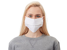 Маска для лица многоразовая из хлопка, белый, фото 2