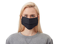 Маска для лица многоразовая из хлопка, черный, фото 2