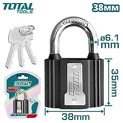 Замок навесной 37мм TOTAL TLK31381