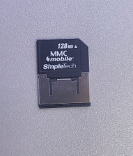 Карта памяти MMC 128 Mb (подходит для речевого информатора автобусов и троллейбусов)