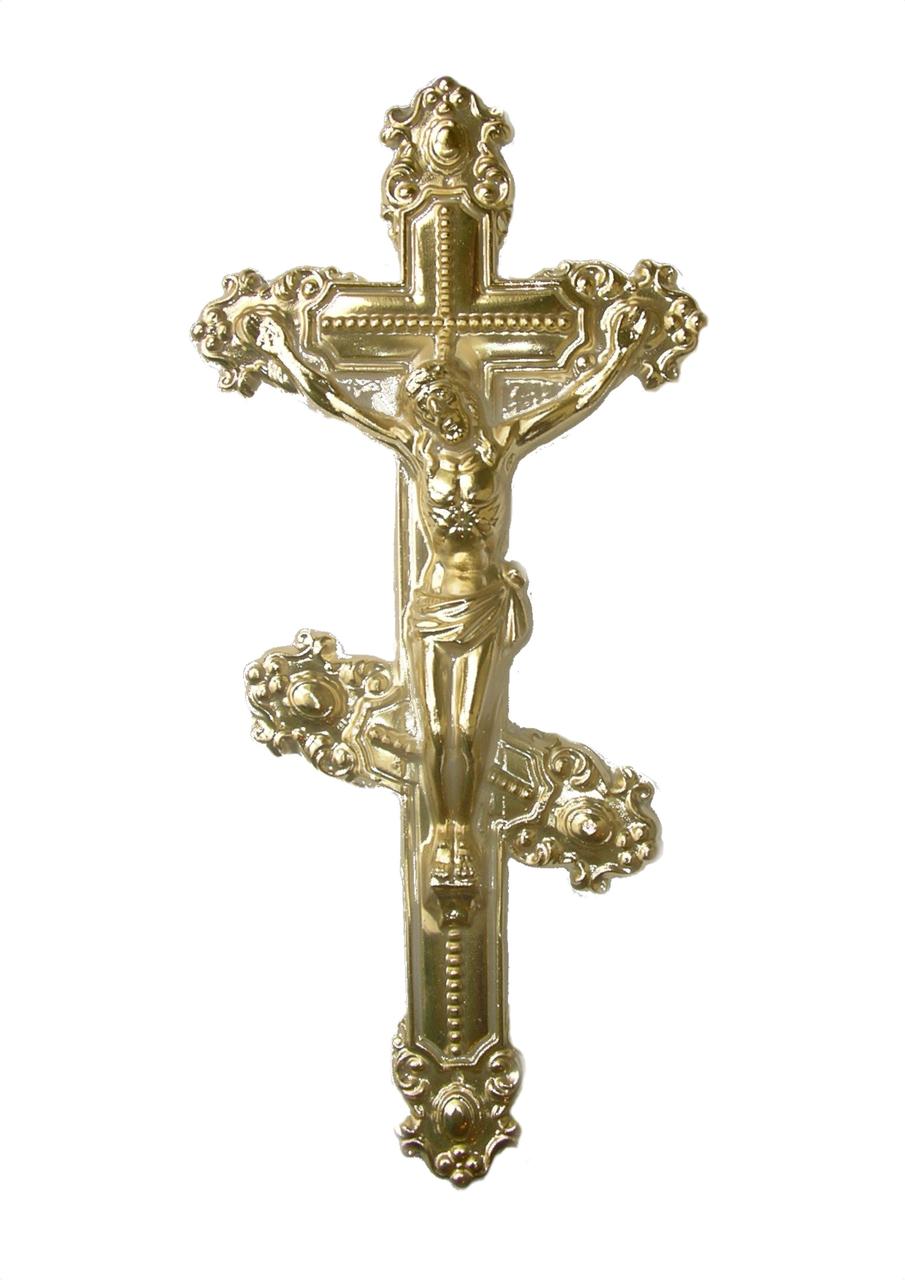 Крест №134 / Накладка из фольги / (450х210)мм