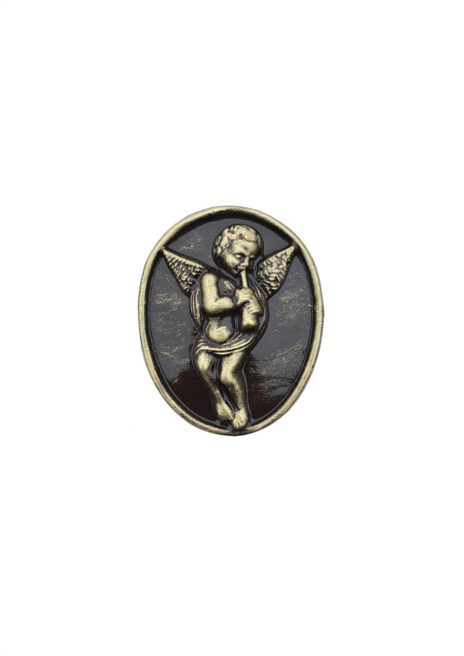 Венок ангел-овал №105 / Накладка из фольги / (140х120)мм