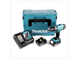 Аккум. ударная дрель-шуруповерт MAKITA LXT DHP 453 RTJ MAKPAC