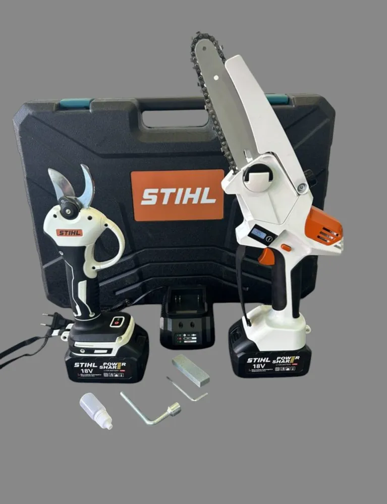 Набор аккумуляторный секатор и мини пила STIHL