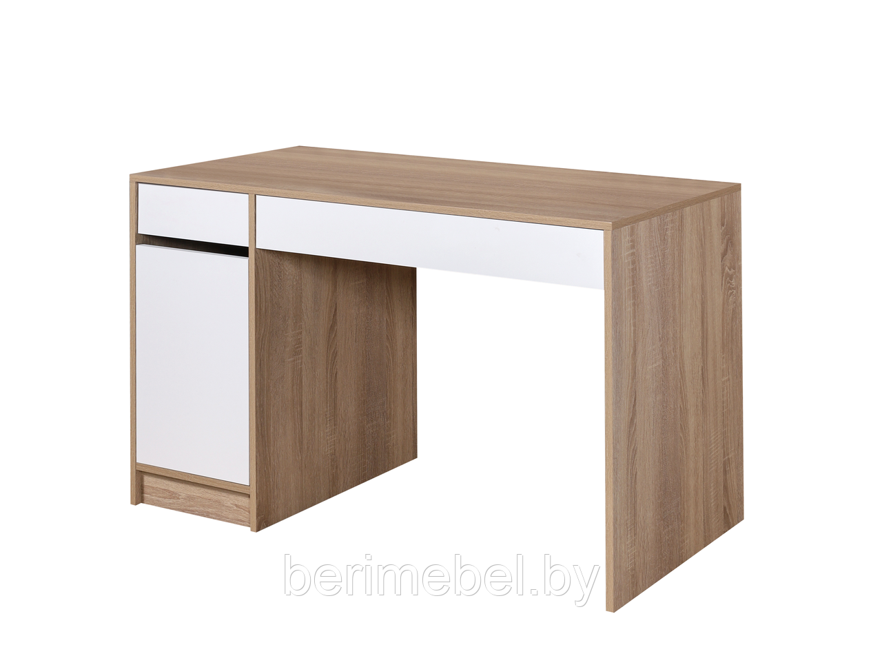Стол "СИТИ-1" Белый/ Дуб сонома Мебель-Класс