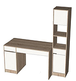 Стол "СИТИ-1" Белый/ Дуб сонома Мебель-Класс, фото 3