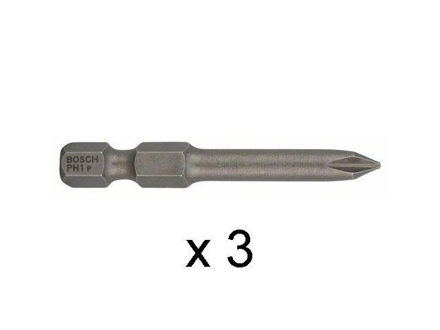 Насадка с шестигран. хв. PH1 49мм 3шт BOSCH
