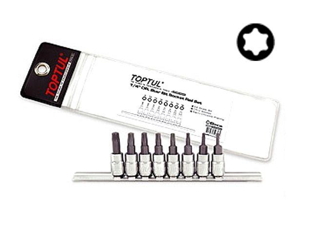 Набор бит 1/4" 8шт. TOPTUL