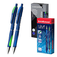 Ручка шариковая автоматическая Megapolis Concept, резиновый упор, узел 0.7 мм, чернила синие, длина линии