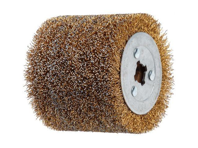 Щетка стальная с латунным покрытием 100х120 мм 0,5 мм WORTEX для WS 1012 S