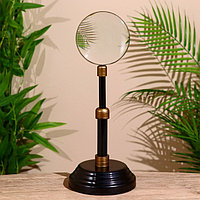 Лупа настольная, 34 см, линза 10 см, металл