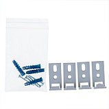 Доска магнитно-меловая, 60х90 см, ЗЕЛЁНАЯ, Calligrata СТАНДАРТ, в алюминиевой рамке, с полочкой, фото 4