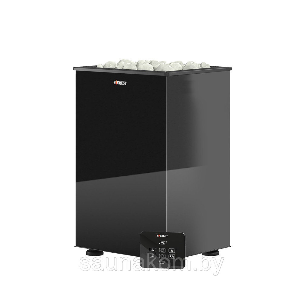 Электрокаменка Эверест «BLACK CRYSTAL» S45, фото 1