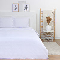 Комплект постельного белья LoveLife евро White lines 200*217 см, 230*240 см, 50*70 см -2 шт, страйп-сатин,