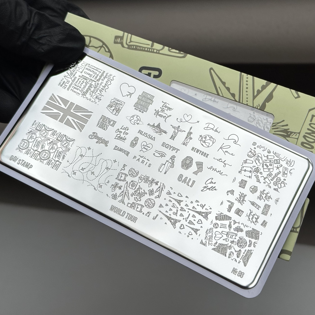 Пластина для стемпинга Go! Stamp 88 World Tour