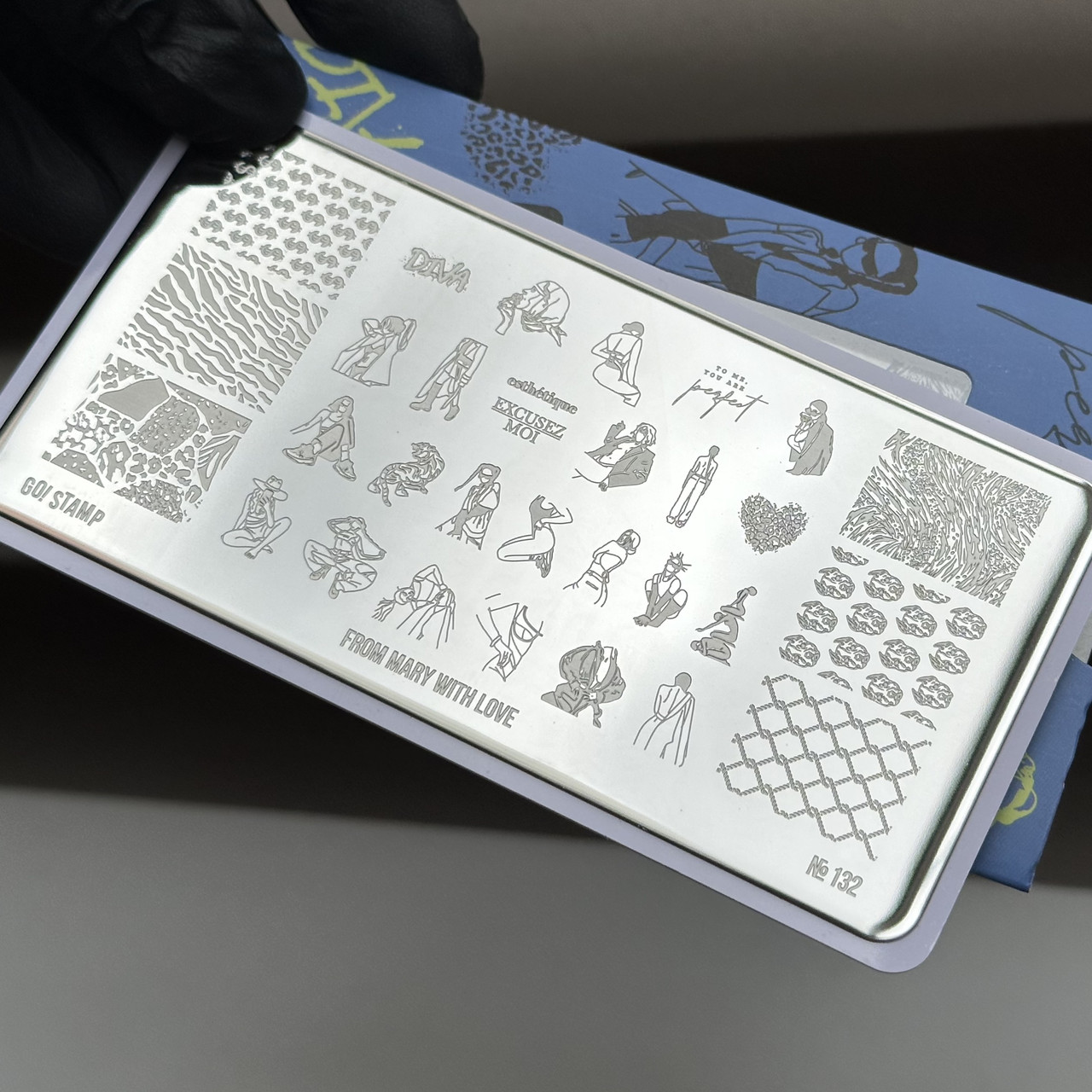 Пластина для стемпинга Go! Stamp 132