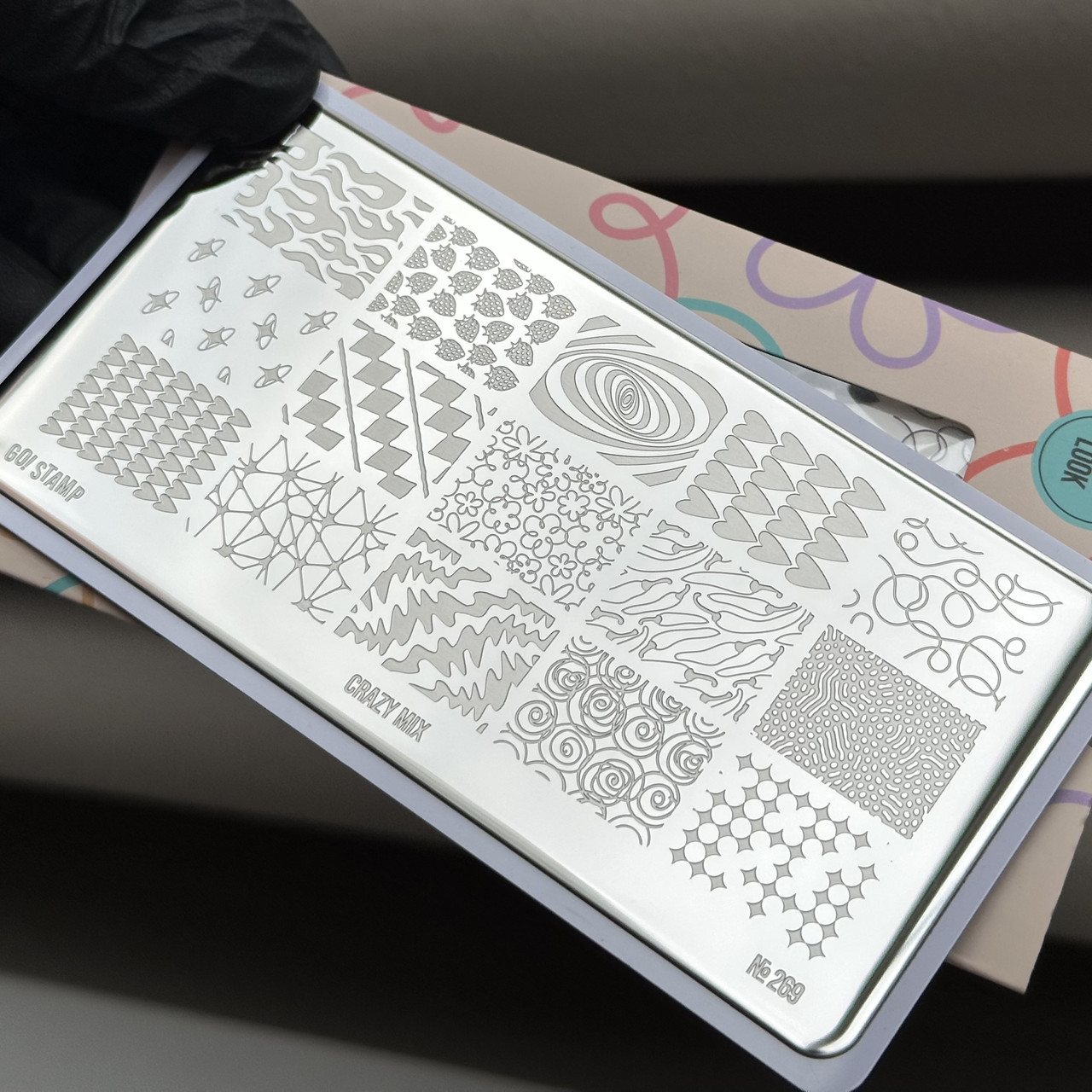 Пластина для стемпинга Go! Stamp 269 Crazy Mix